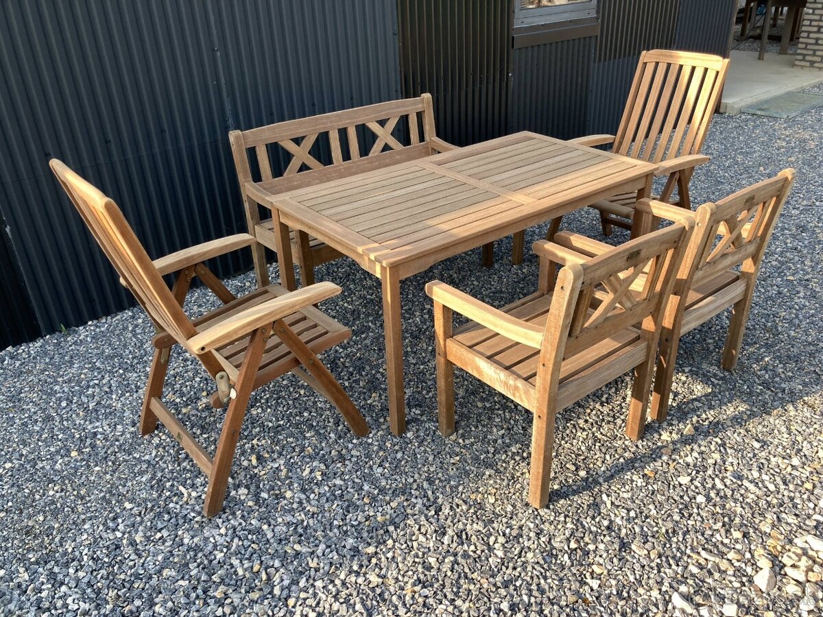 TEAK - MBM - Münchener Boulevard Möbel - masivne sedenie 6os