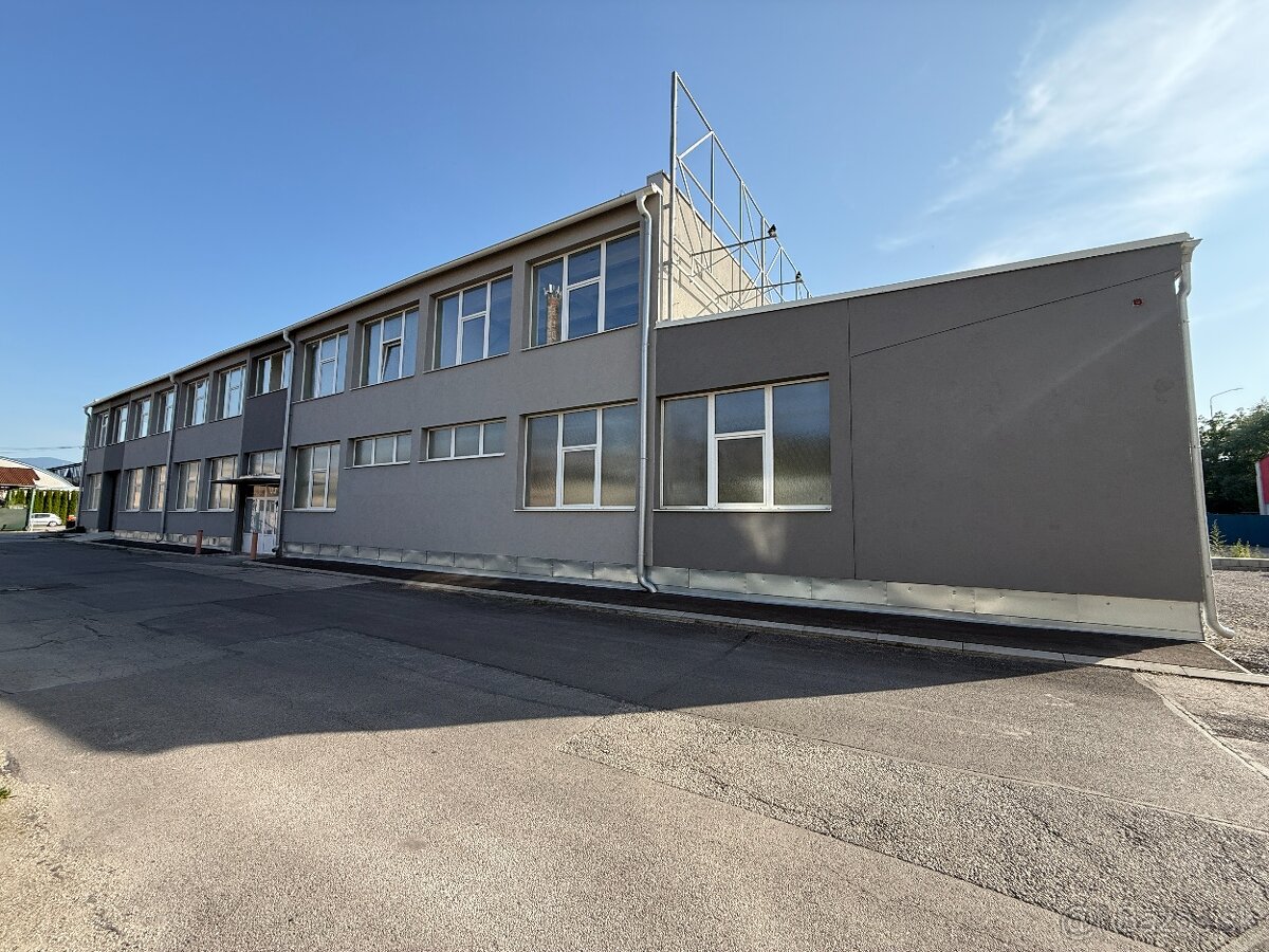 Prenájom výrobných a administratívnych priestorov 1800m²