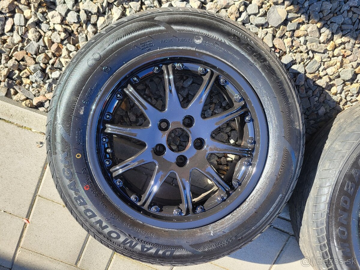 Predám hliníkové disky 5x100 r15