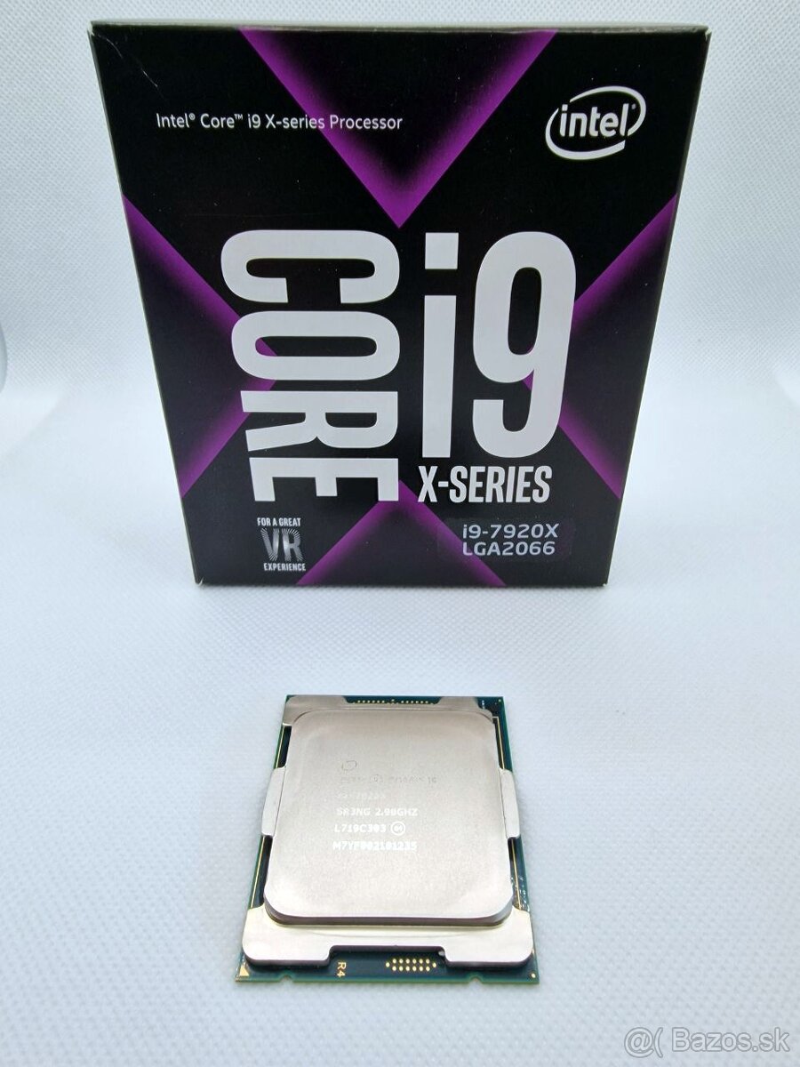 CPU i9-7920X, 2.9 GHZ,16.5MB Cache, LGA2066