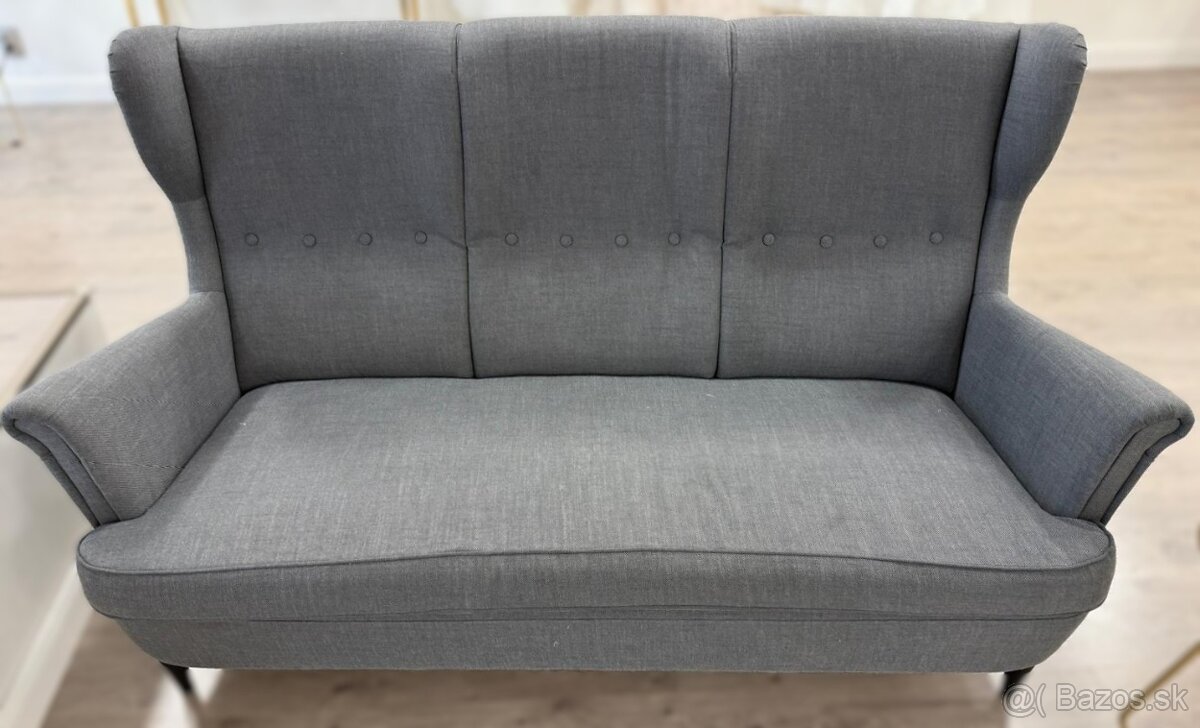 STRANDMON Trojpohovka IKEA, Nordvalla tmavosivá