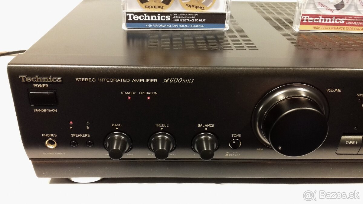 ClassAA = 170W zosilnovac TECHNICS SU-A600 MK3, JAPAN, AZ61