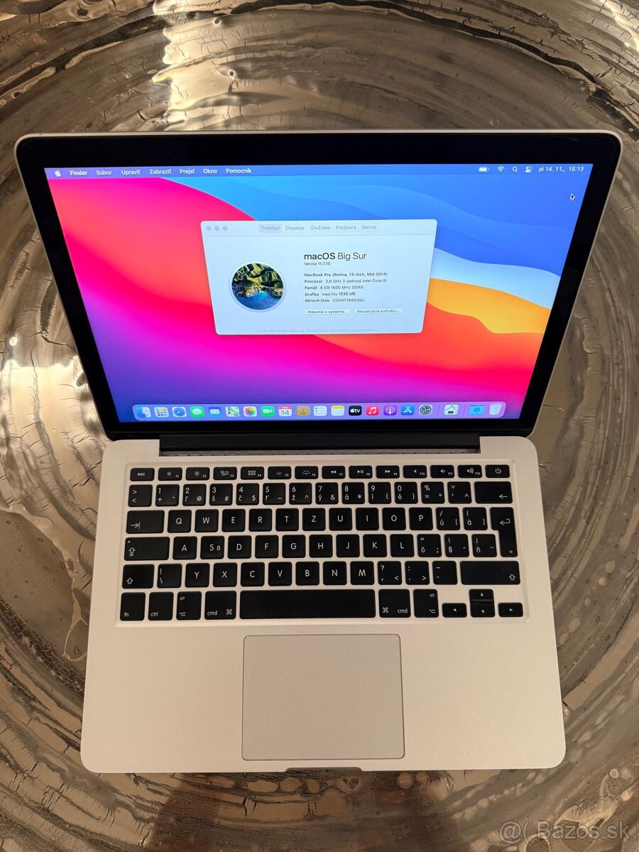 Apple MacBook Pro 13" Retina (Mid 2014) vo výbornom stave