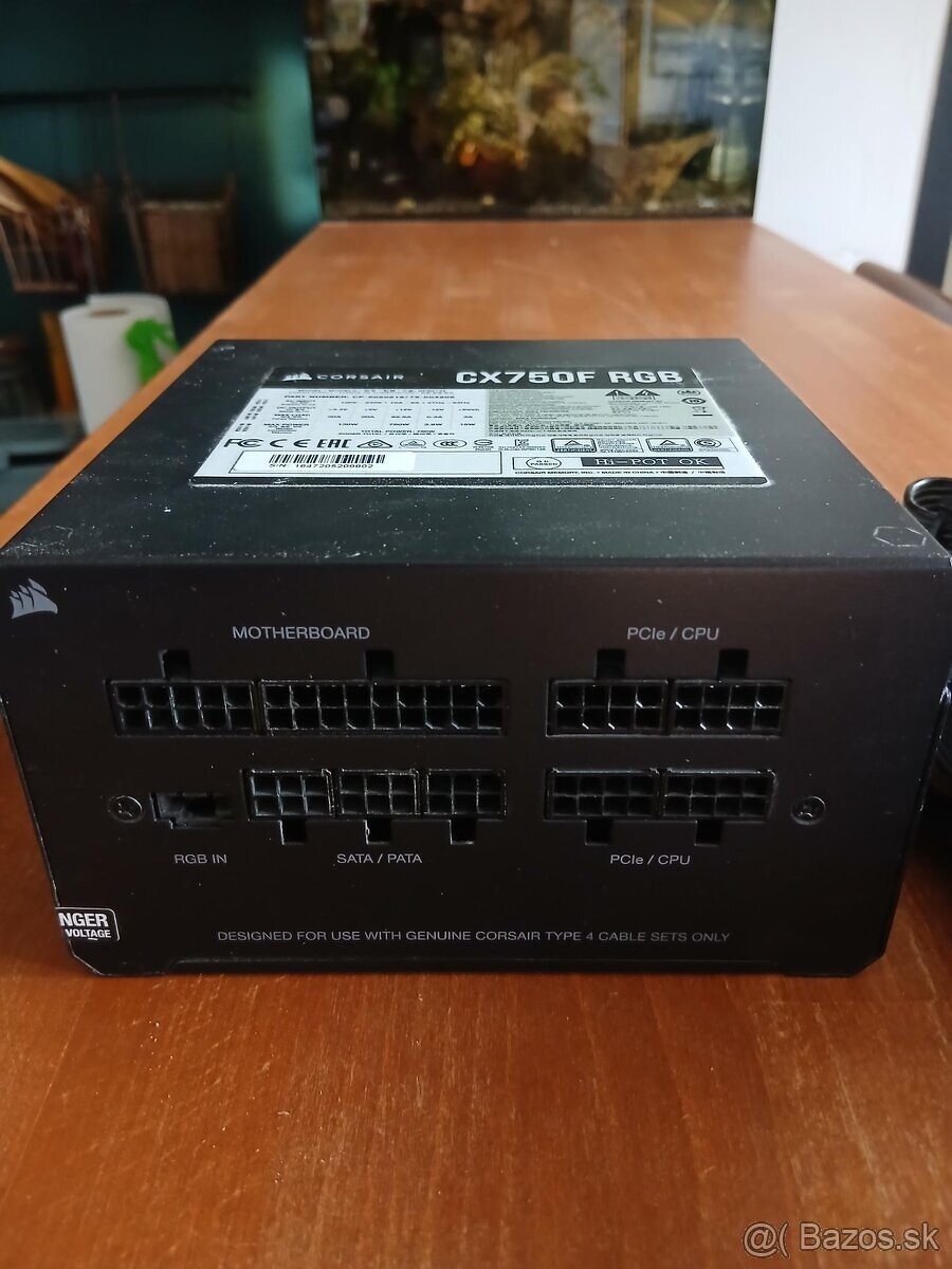 Predám Corsair CX750F RGB