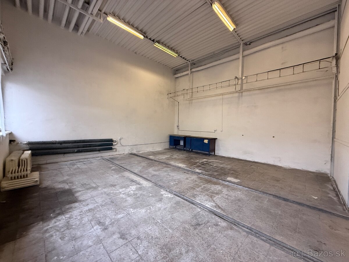 Na prenájom skladové haly o rozlohe 90,63m2/144m2