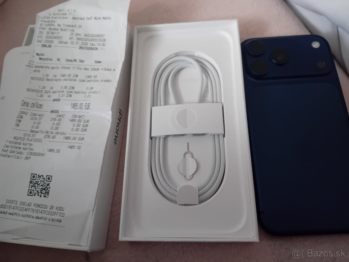 Predám iPhone 17 Pro Max 256 GB