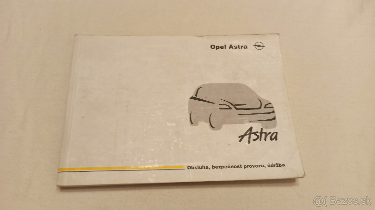 Opel ASTRA G - návod k obsluze příručka (1998-2/2004)