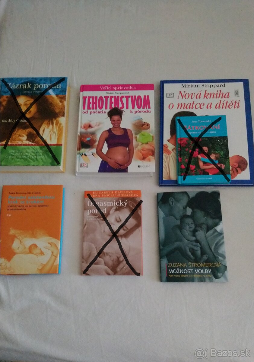 Rôzne knihy pre tehotné