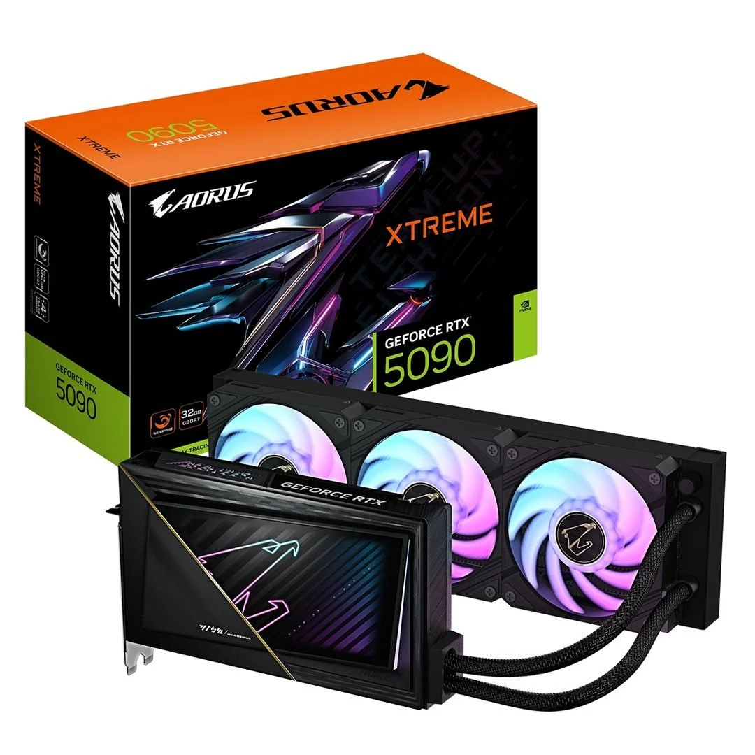 Gigabyte GeForce RTX 5090 skladom viacero druhov