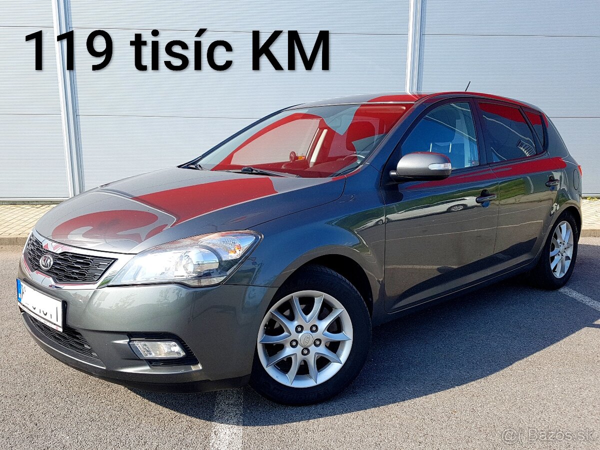 KIA CEED 1.4 16v Benzín 66kw ✳️ Prvý majiteľ ✳️ Model 2011