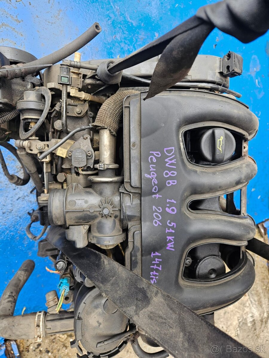 Motor Peugeot 206 1.9 51 kW