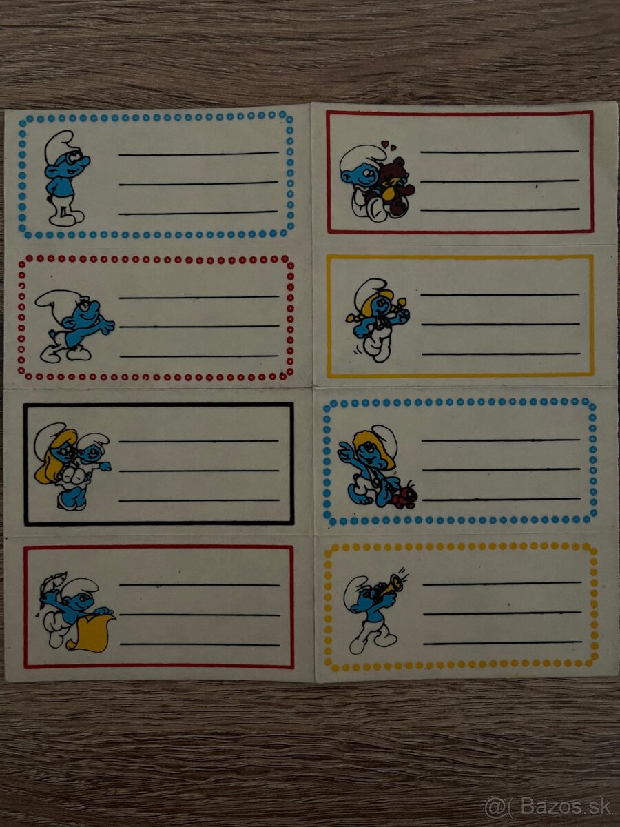 Retro samolepky
