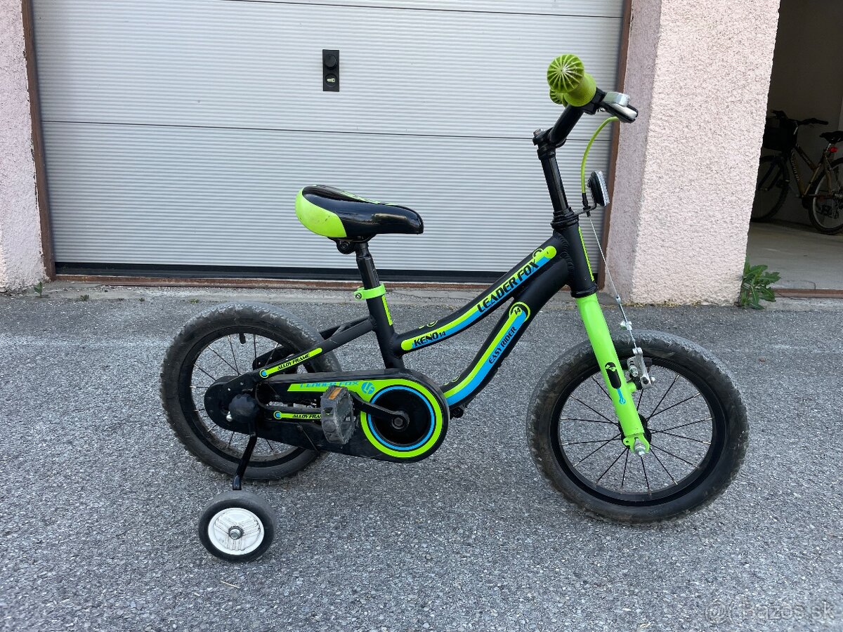 Bicykel Leader Fox Keno 14 black 2018 - detský bicykel