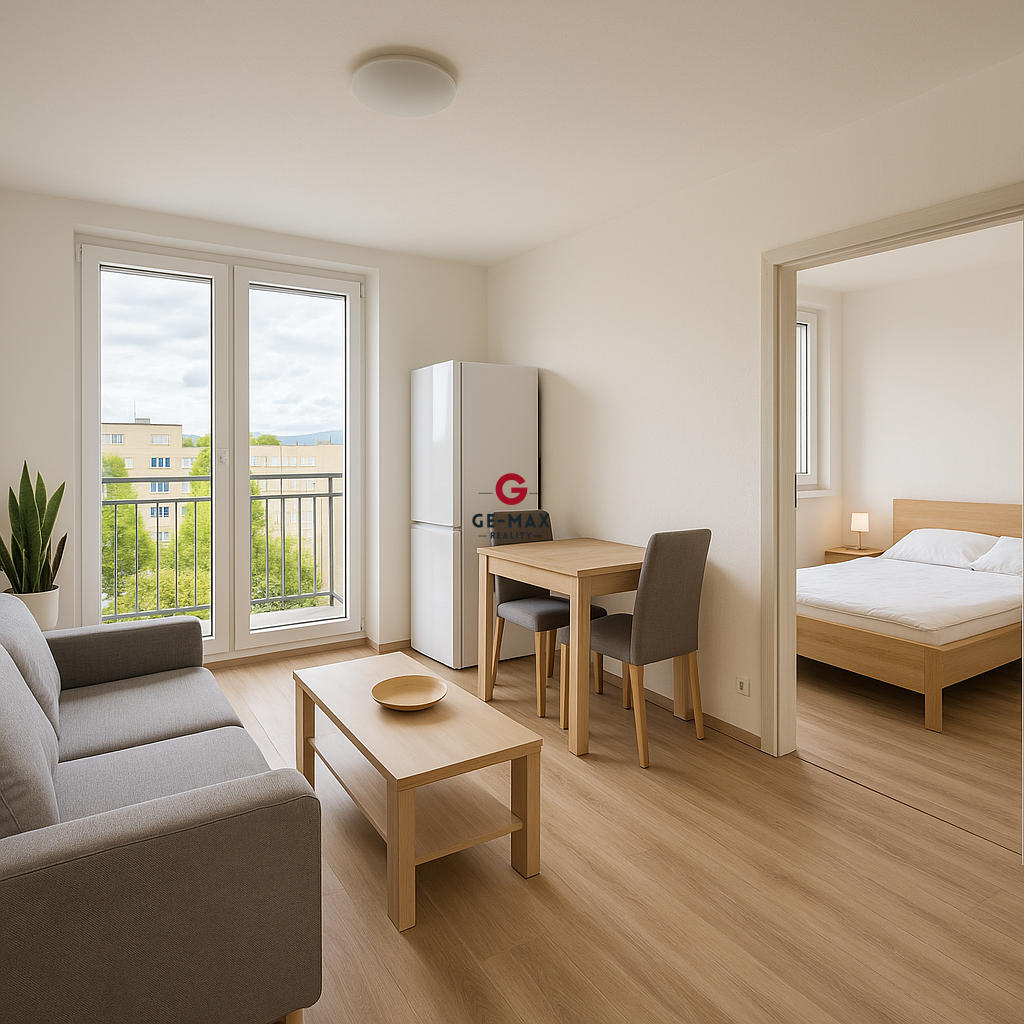 Na predaj 1,5-izbový byt s balkónom priamo v centre mesta