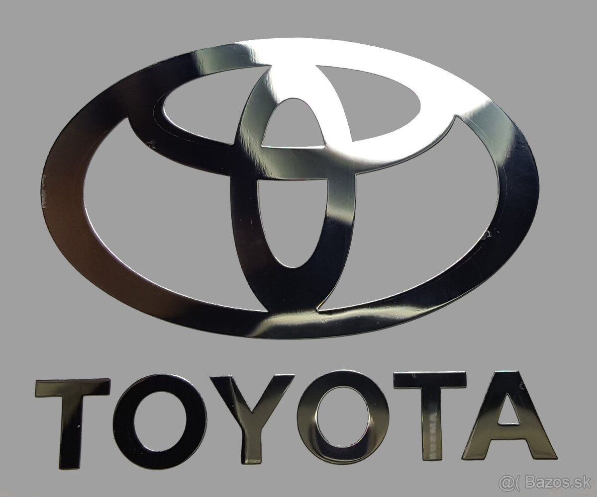 TOYOTA LOGO nalepka Metal Edition