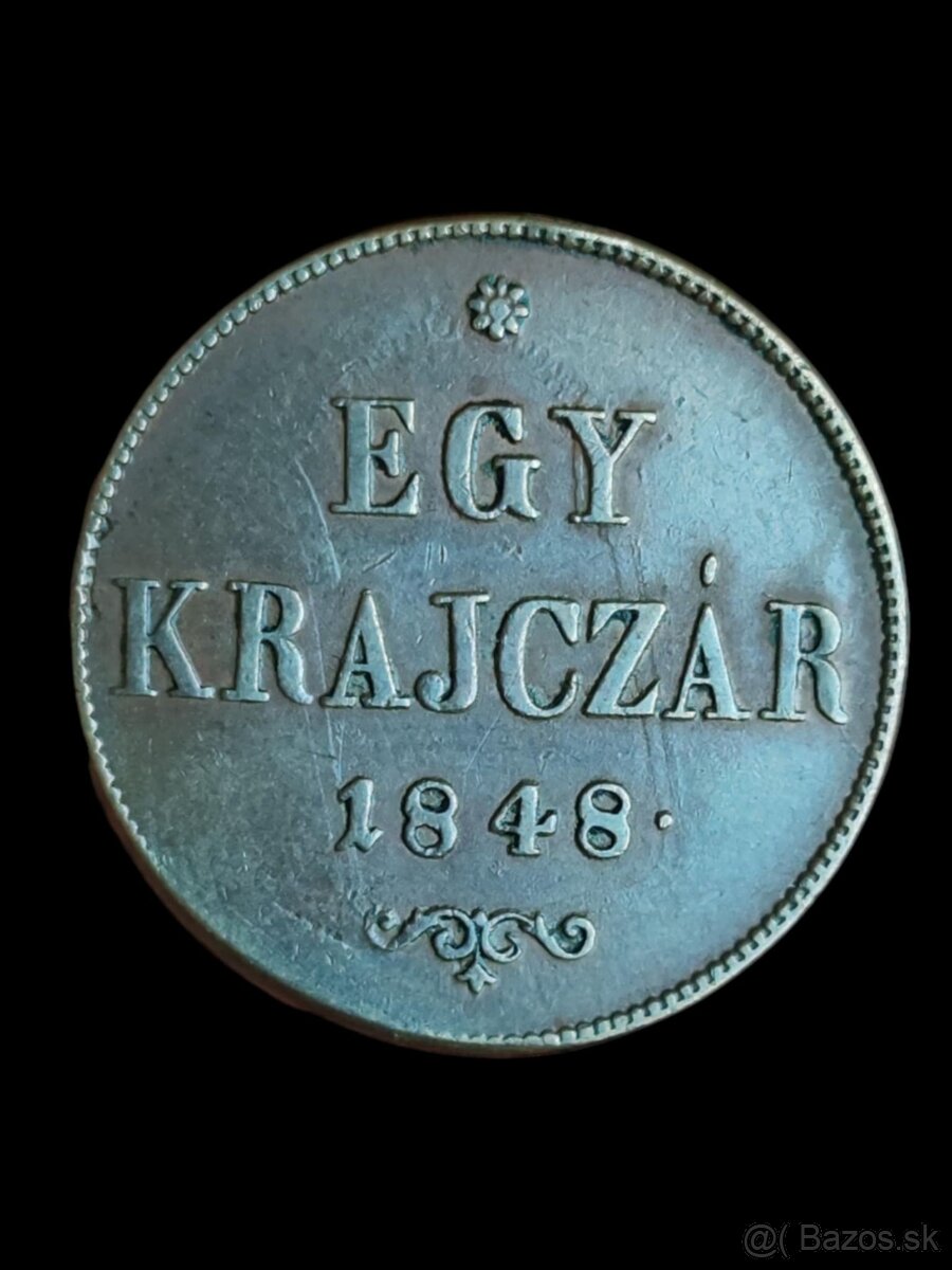 Mince Revolúcia 1848 - 1849 - striebro i meď