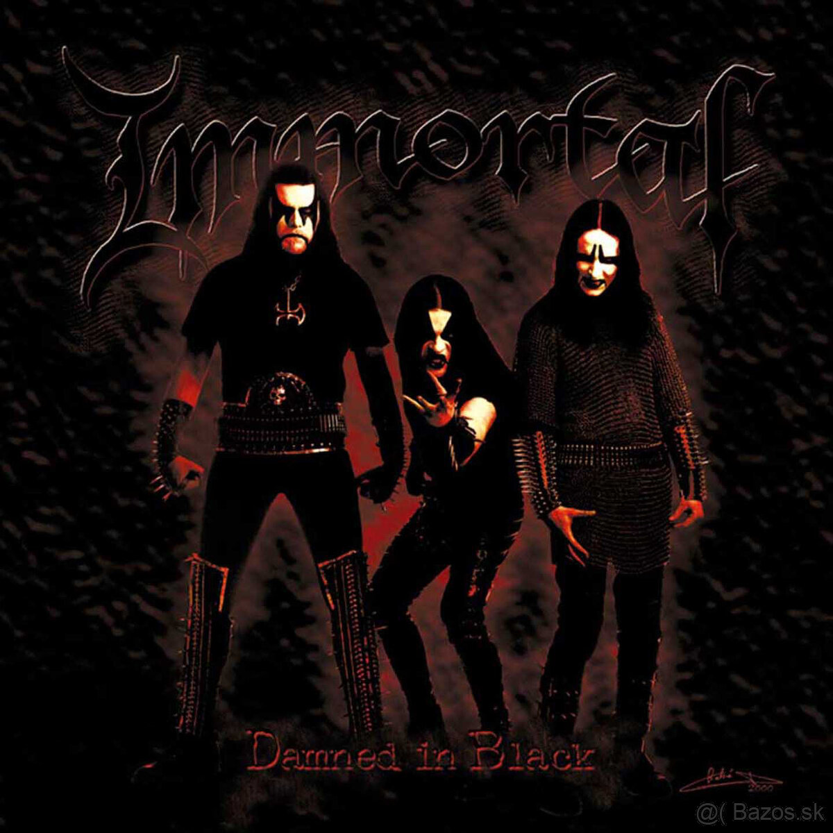 PREDÁM ORIGINÁL CD - IMMORTAL - Damned In Black 2000
