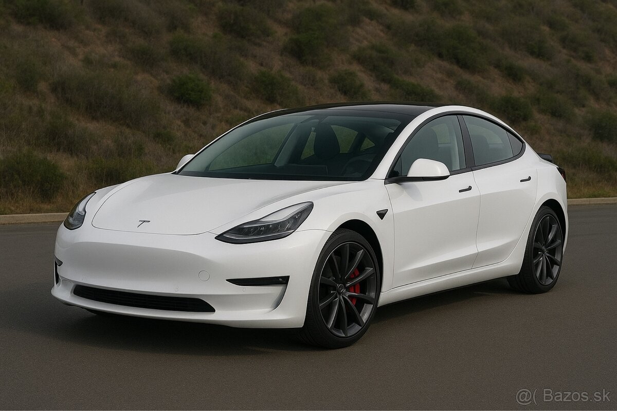 Prenájom Tesla model 3 PERFORMANCE 😈