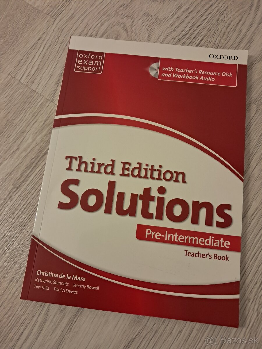 Maturita Solutions pre-inrermediate teacher's book