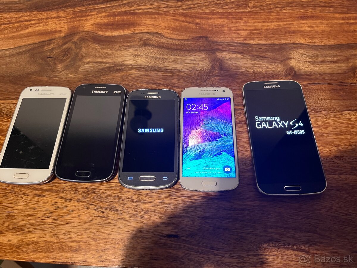 Samsung smartfony android 4 a 5