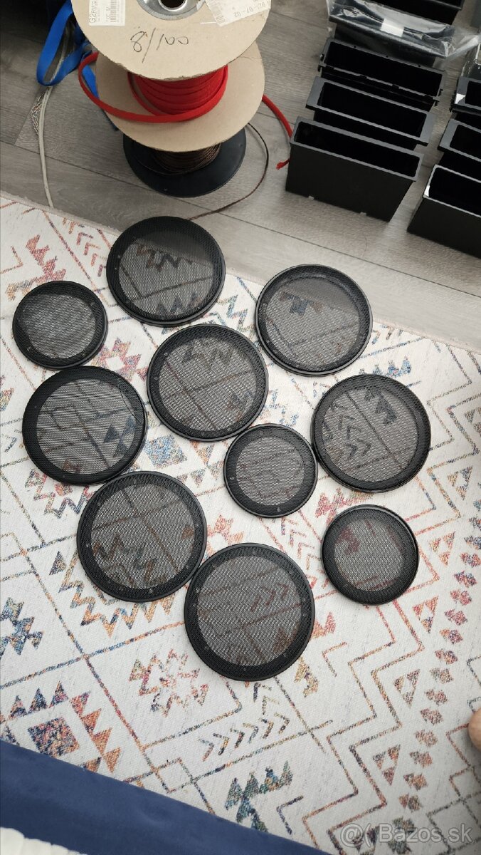 Krytky na reproduktory 16.5cm a 13cm