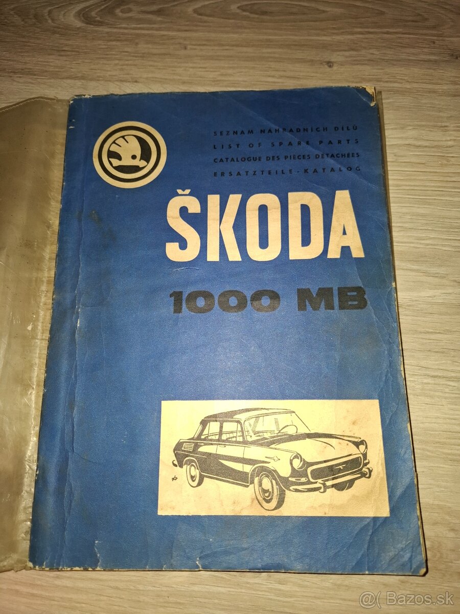 Zoznam náhradných dielov Škoda 1000