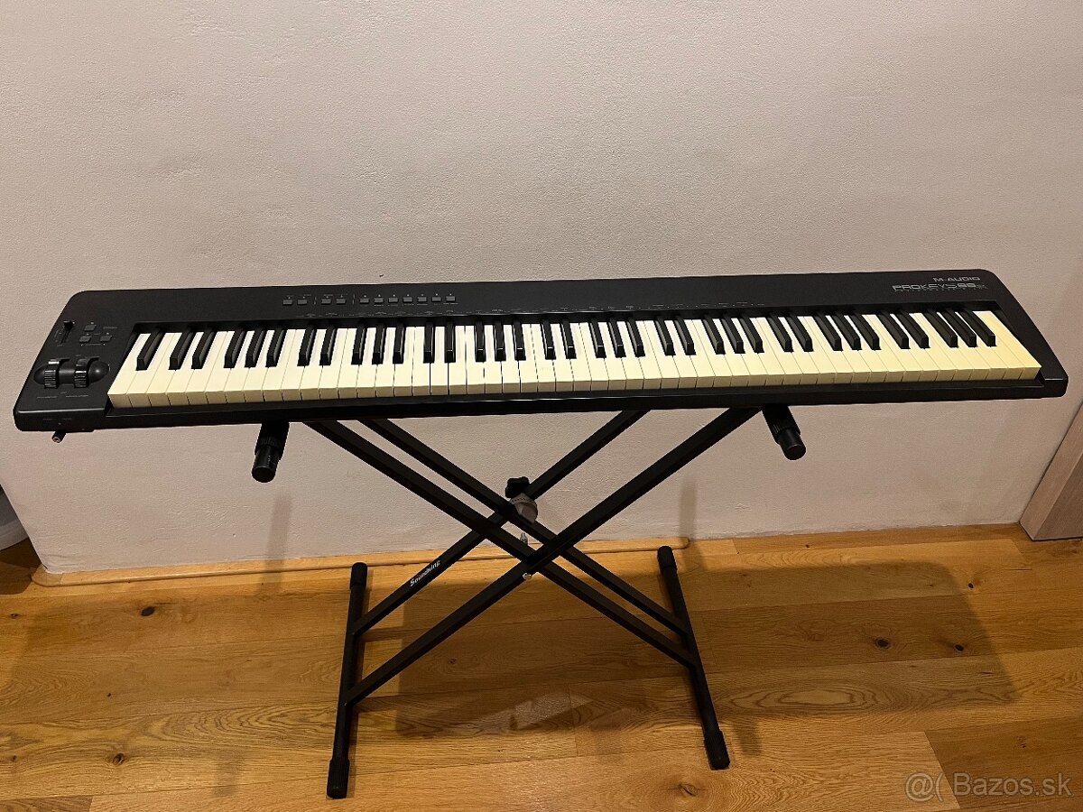 Predám M-audio prokeys 88sx performance piano