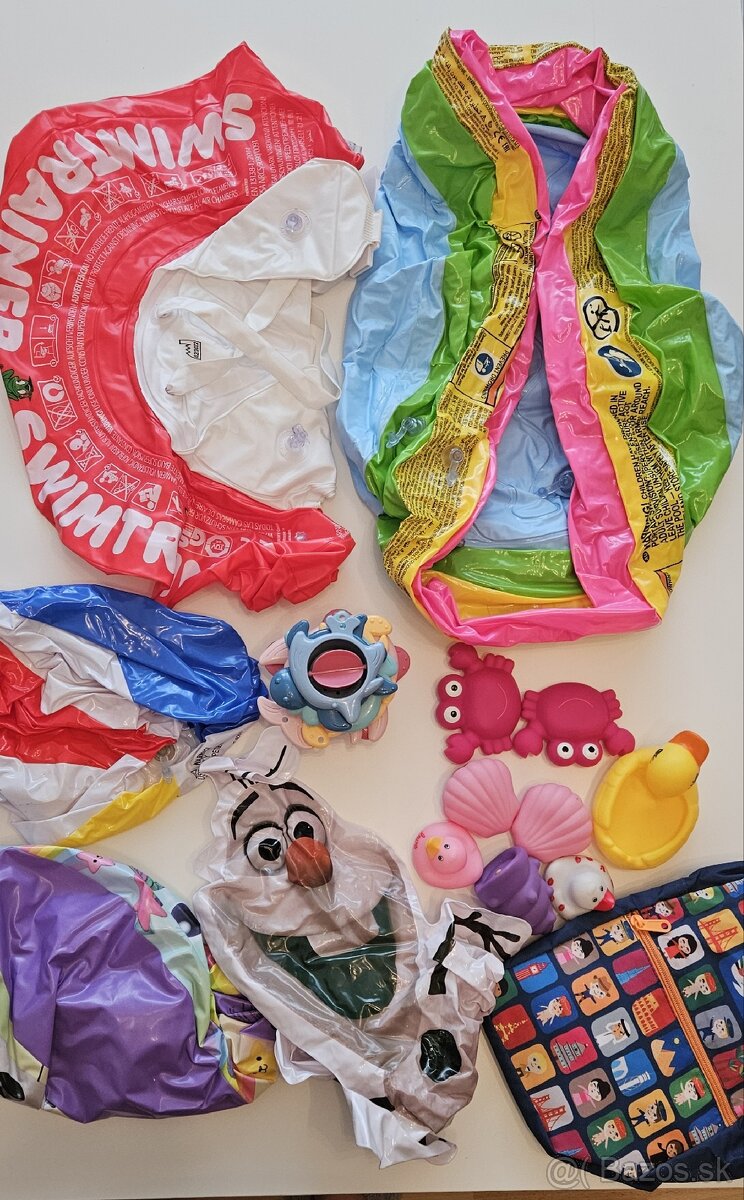 Nafukovačky plus hračky do vody