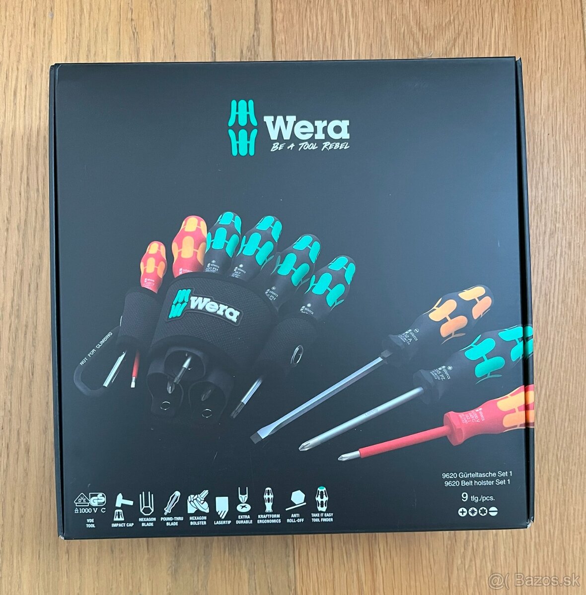 Wera 9620 - 9 dielna sada šrubovakov