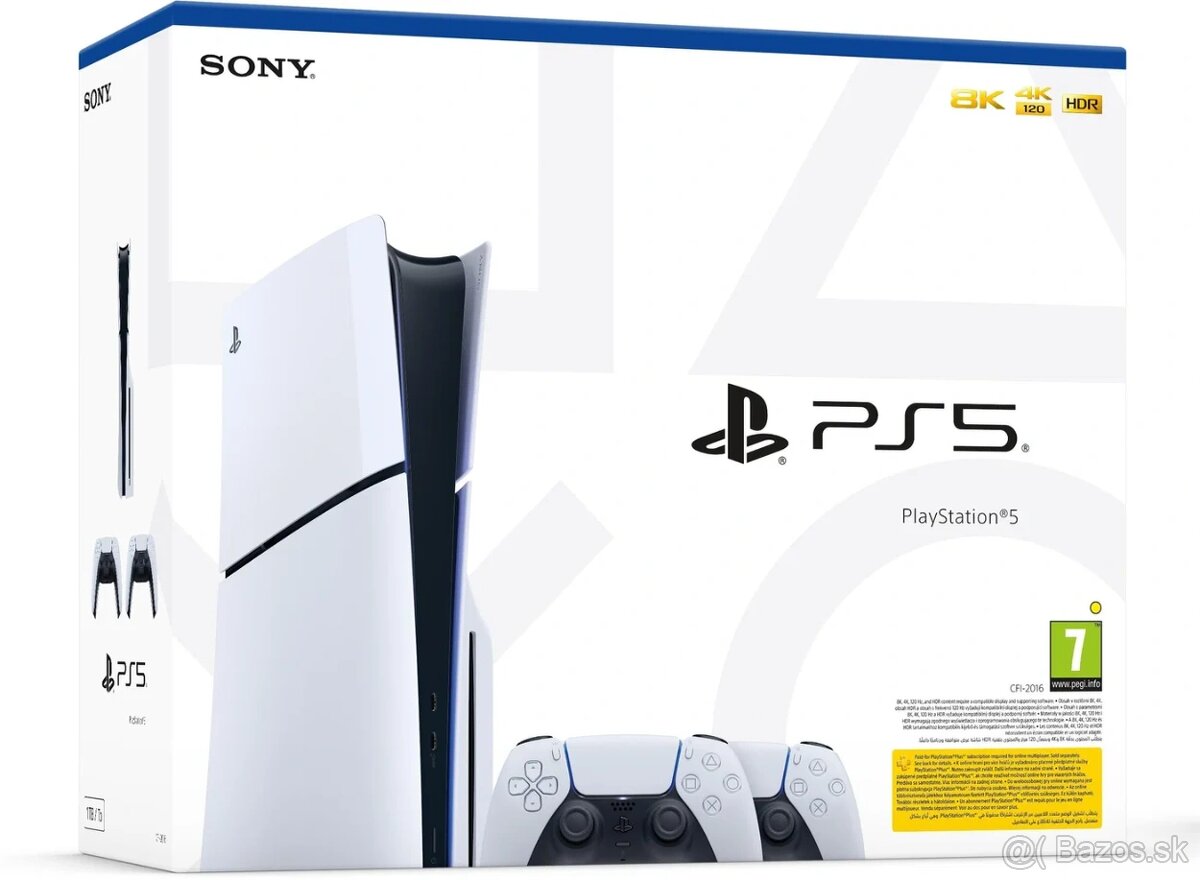 Konzola PlayStation 5 (Slim) 1 TB - Biela PS5