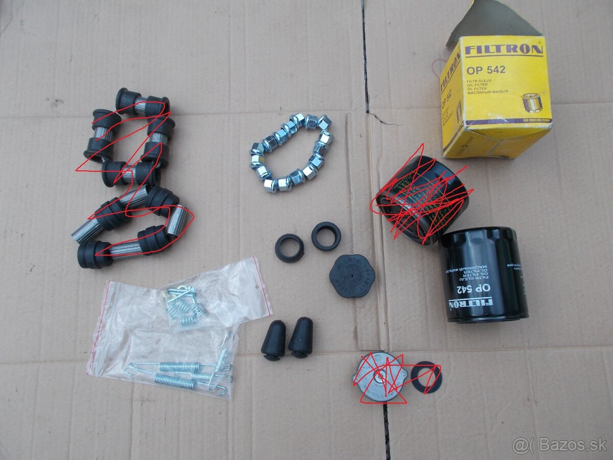 Predam pre skoda 100-120 nove matky kolies