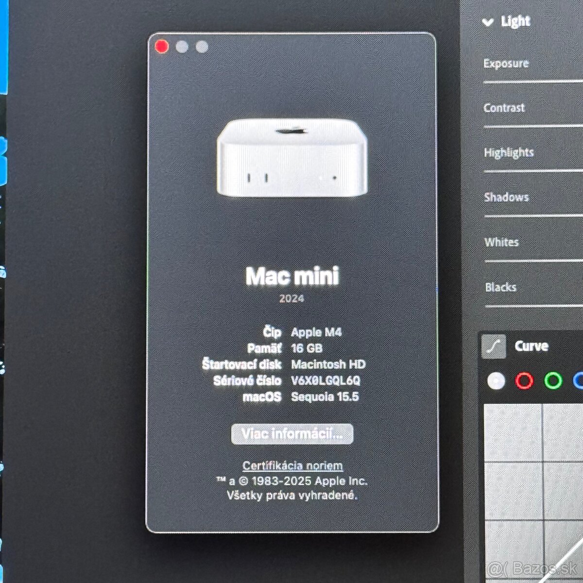 Mac Mini M4 plus príslušenstvo