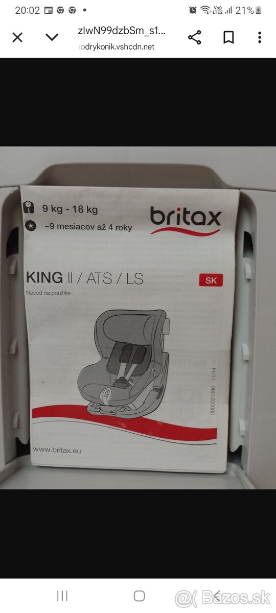 Autosedacka Römer Britax
