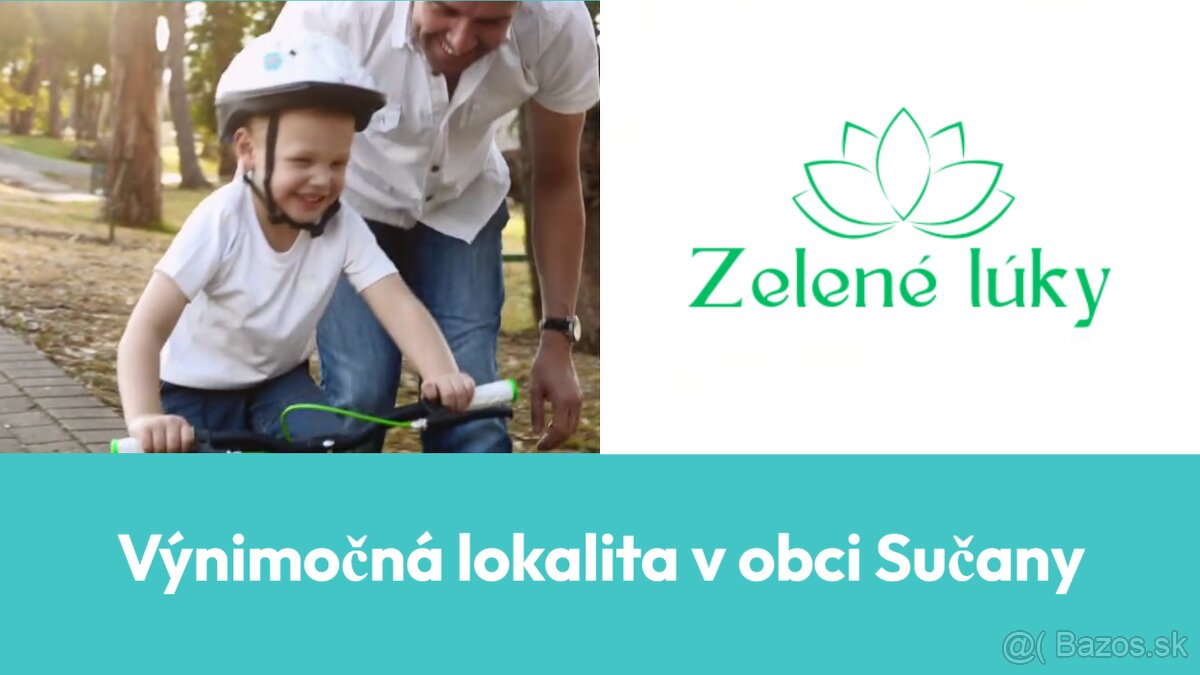 🌿 IBV Zelené lúky: 4-izbové murované bungalovy, Sučany
