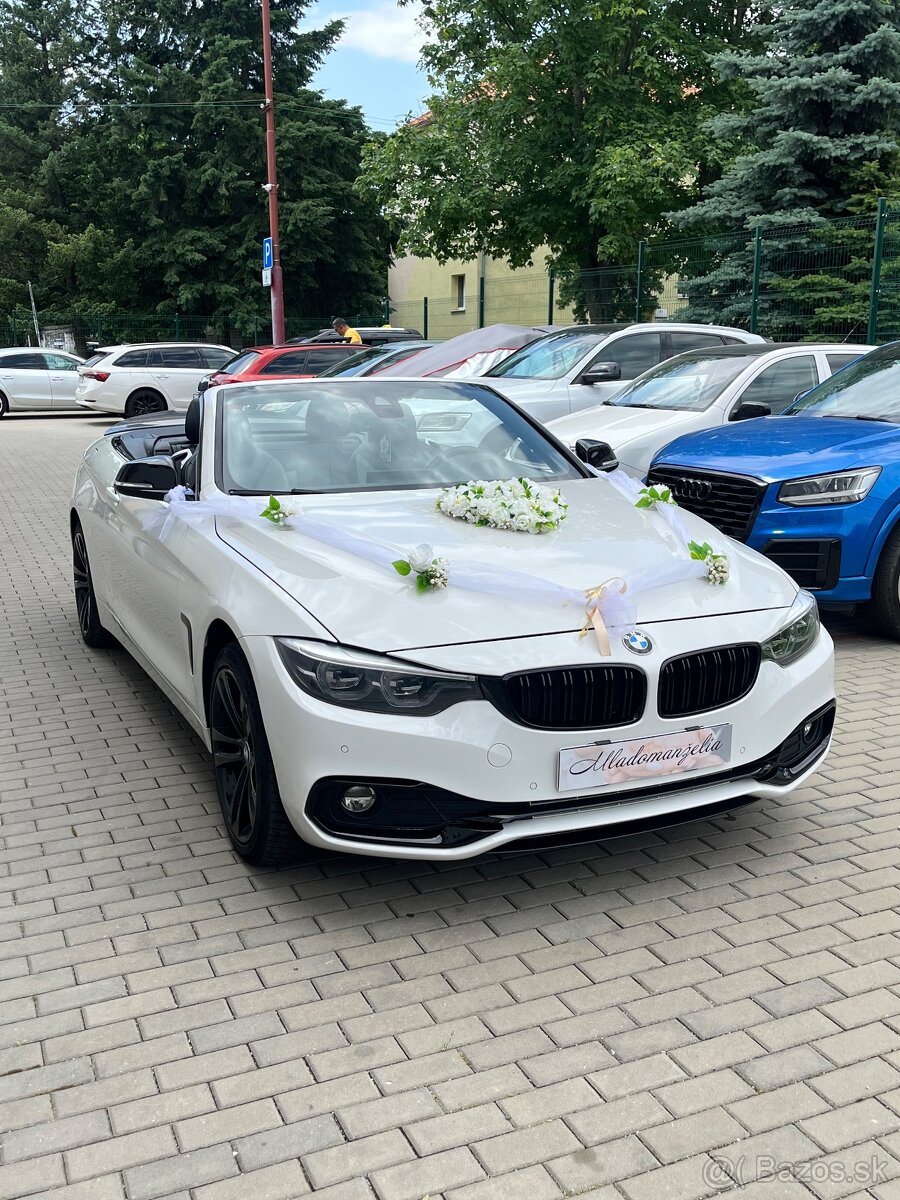 Prenájom BMW 430i kabriolet na svadbu
