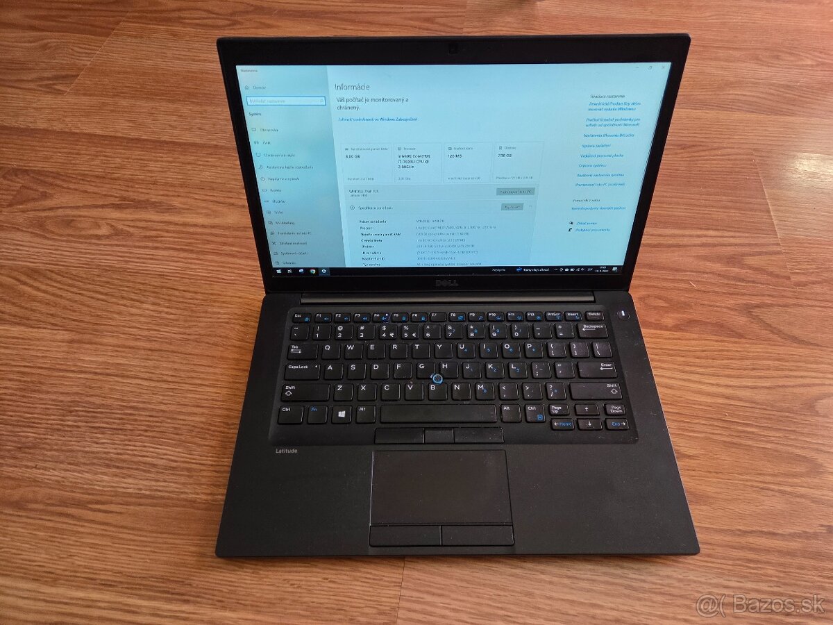 Dell Latitude 7480 | 14" | Intel i7-7600U | 8GB |256GB SSD
