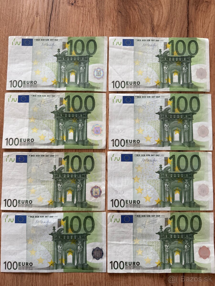 100eur Bankovky