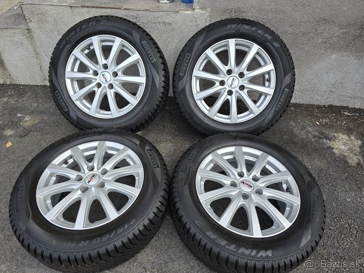 zanovne zimne kolesa 5x112 r16 6,5j et46 skoda octavia,super