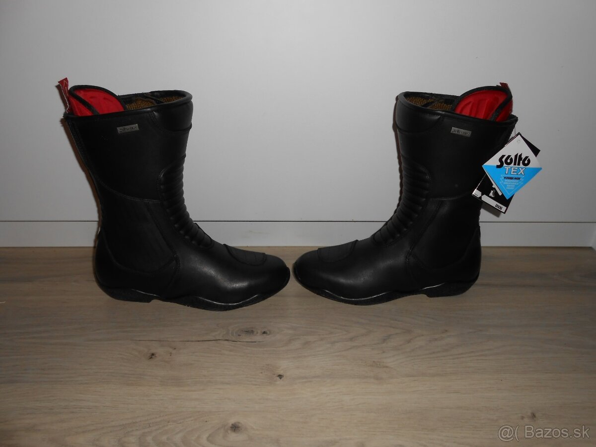 Predam nove damske kozene moto cizmy znacky IXS TOUR