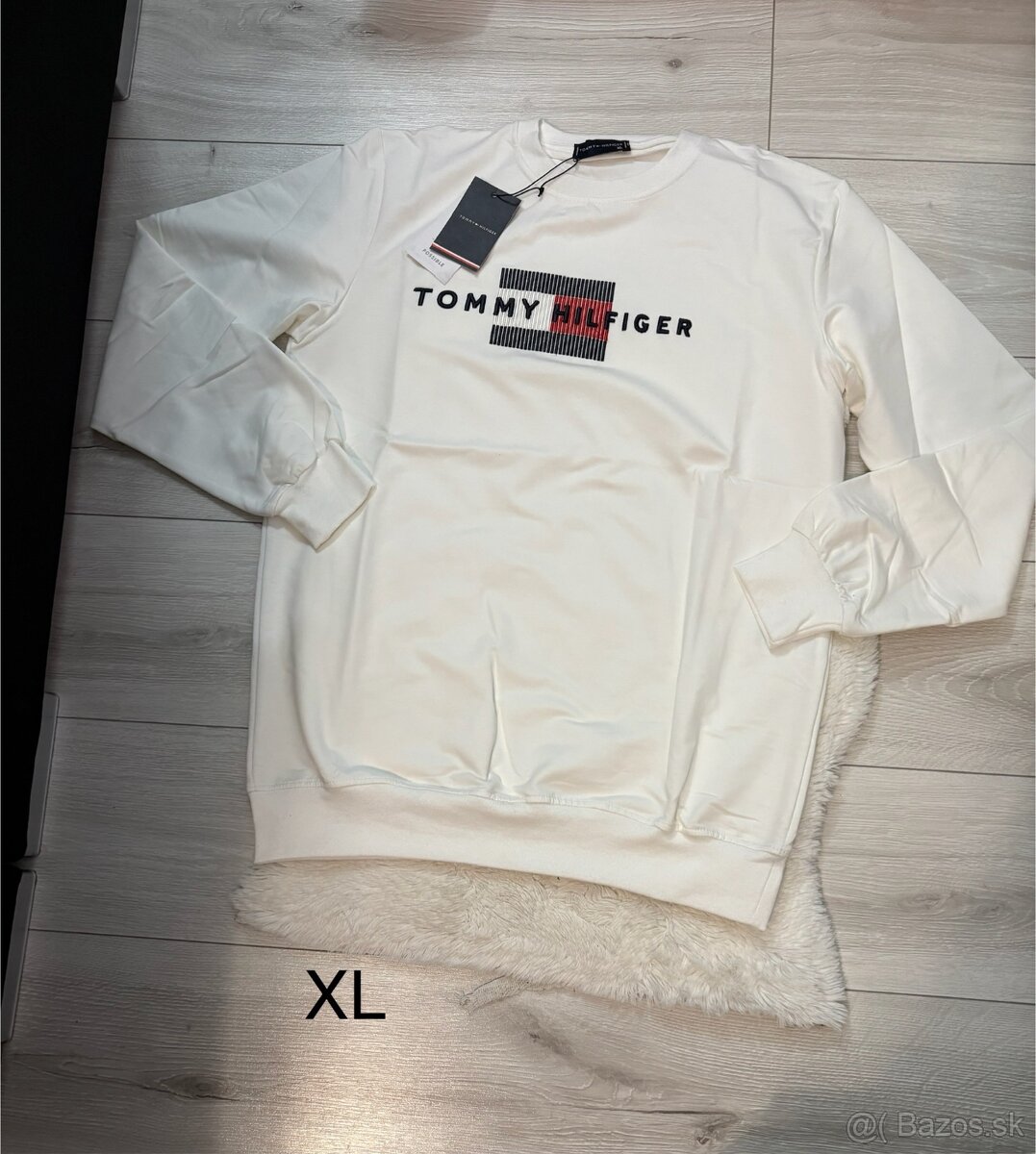 Biela mikina Tommy hilfiger