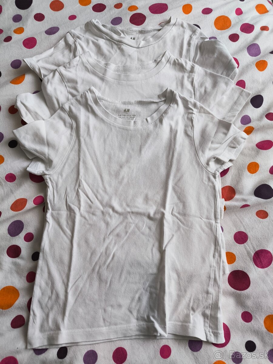 Tričká H&M vel. 110/116