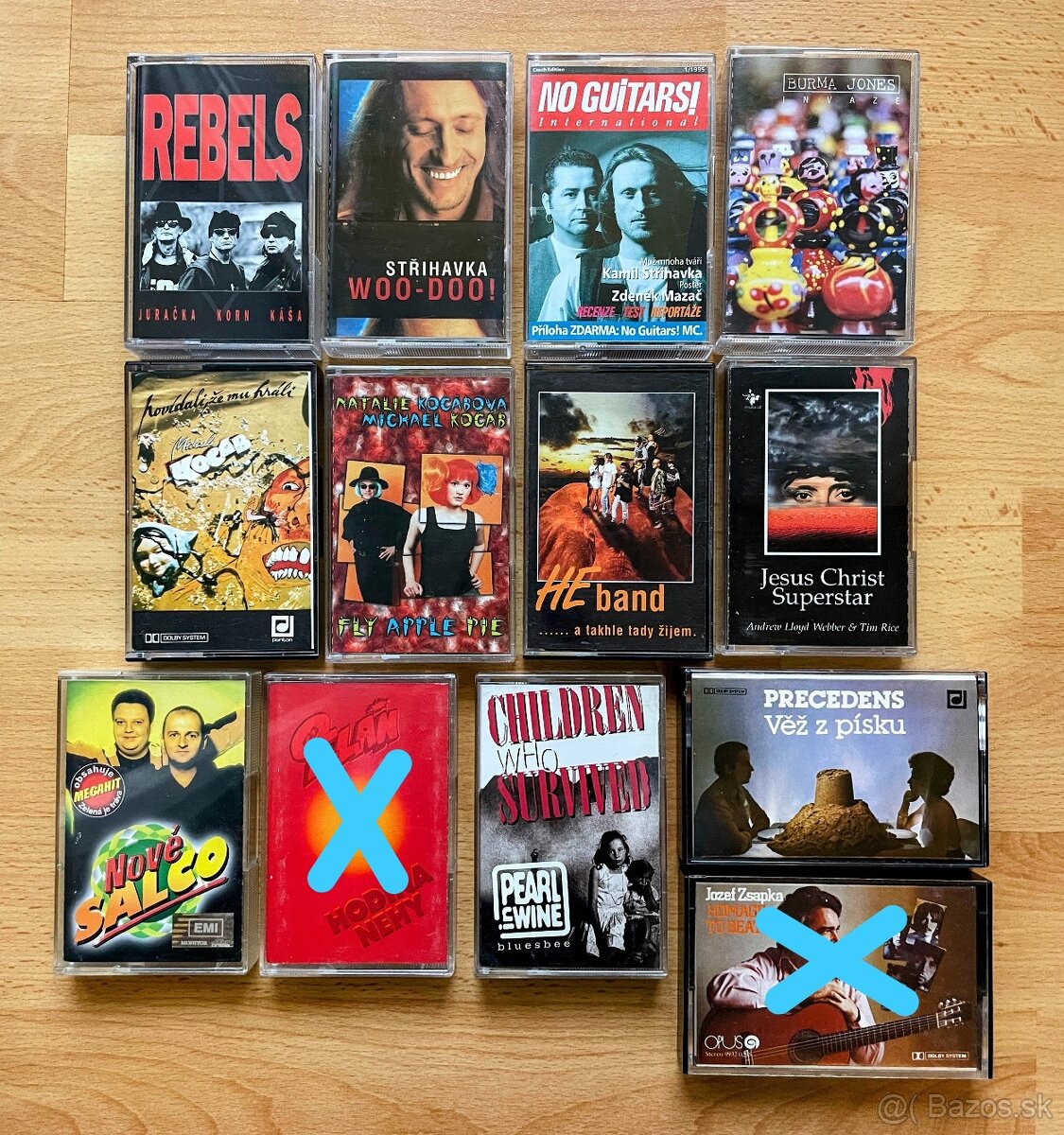 MC kazety - SK a CZ interpreti, skupiny