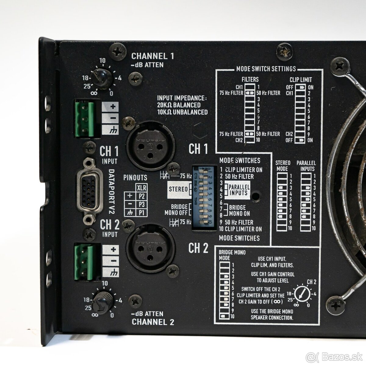 Profesionálny stereo zosilňovač QSC Audio ISA 800T