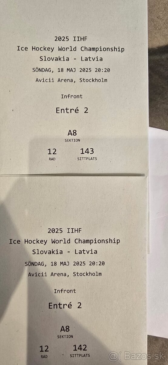 MS v hokeji 2025 Slovensko - Lotyšsko