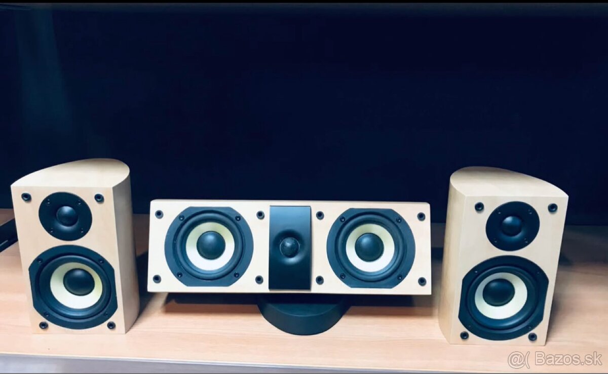 Reproduktory Pioneer S-CR52-QL čierne/imitácia dreva