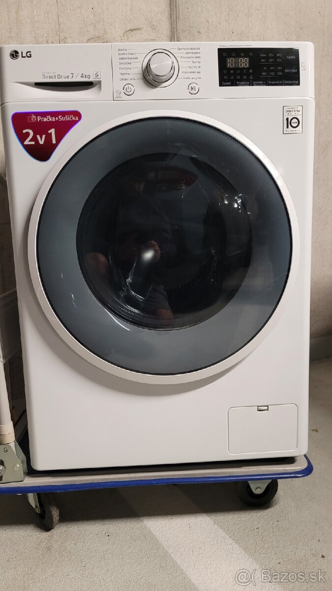 Predám práčku so sušičkou LG