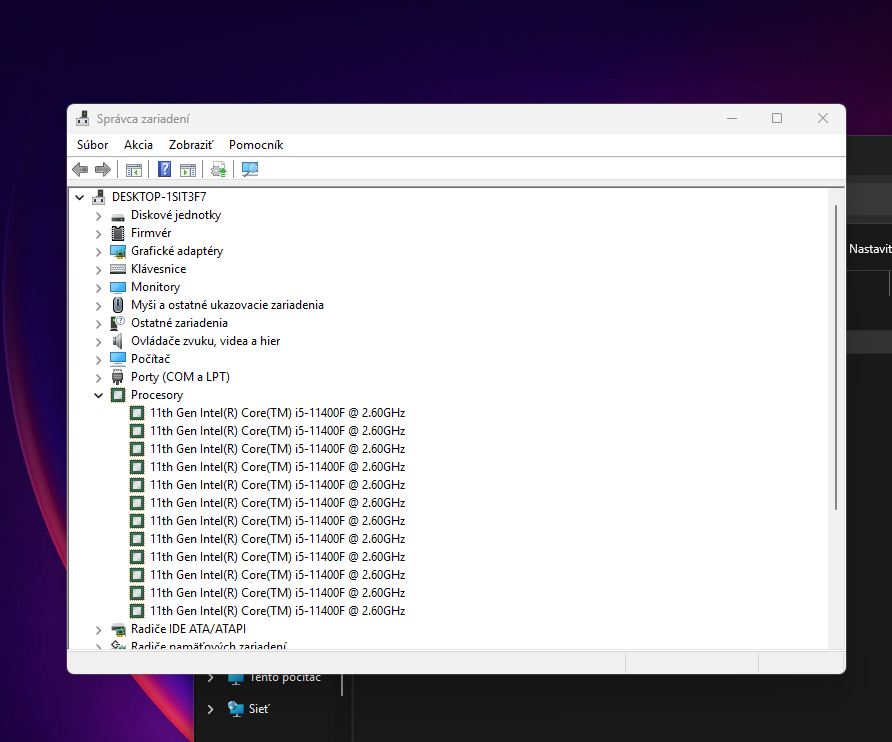 PC i5 - 11400F