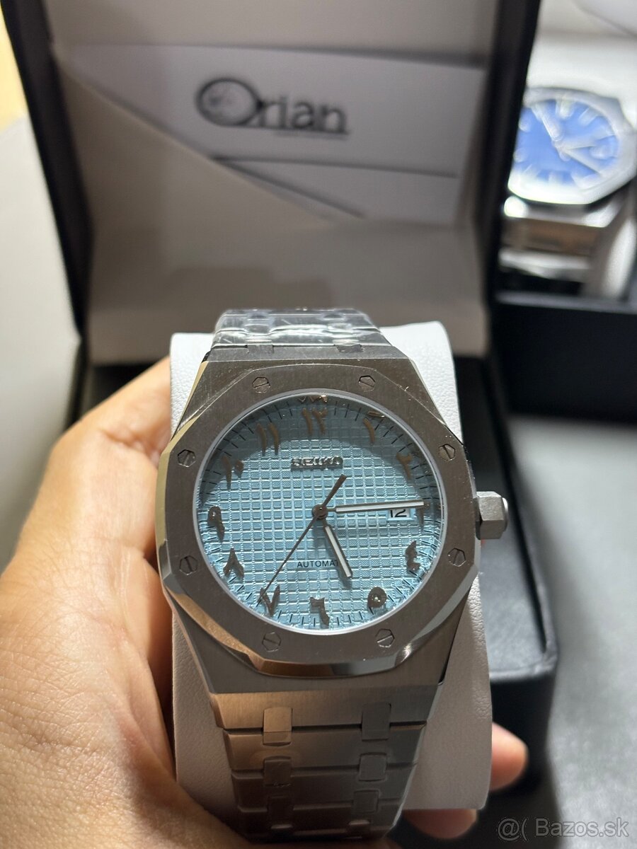 Orian - Seiko Mod Royal oak Tiffany blue arab.num.