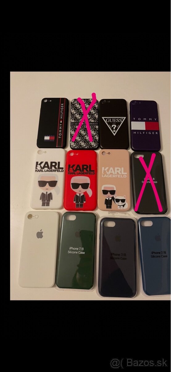 Kryty na Iphone 7,8,SE (vid všetky foto)