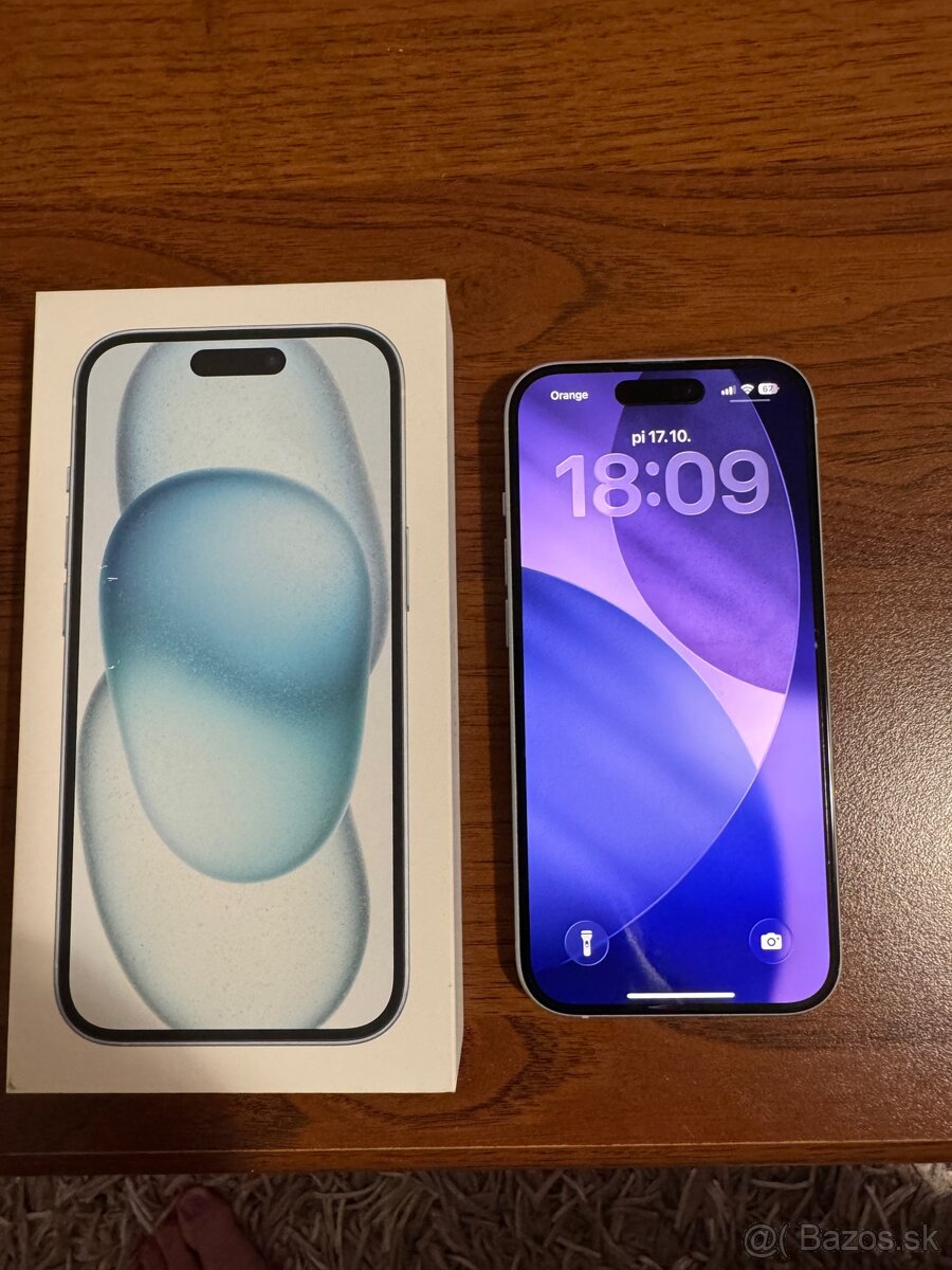 Iphone 15 blue 128 gb - “rezervovany”